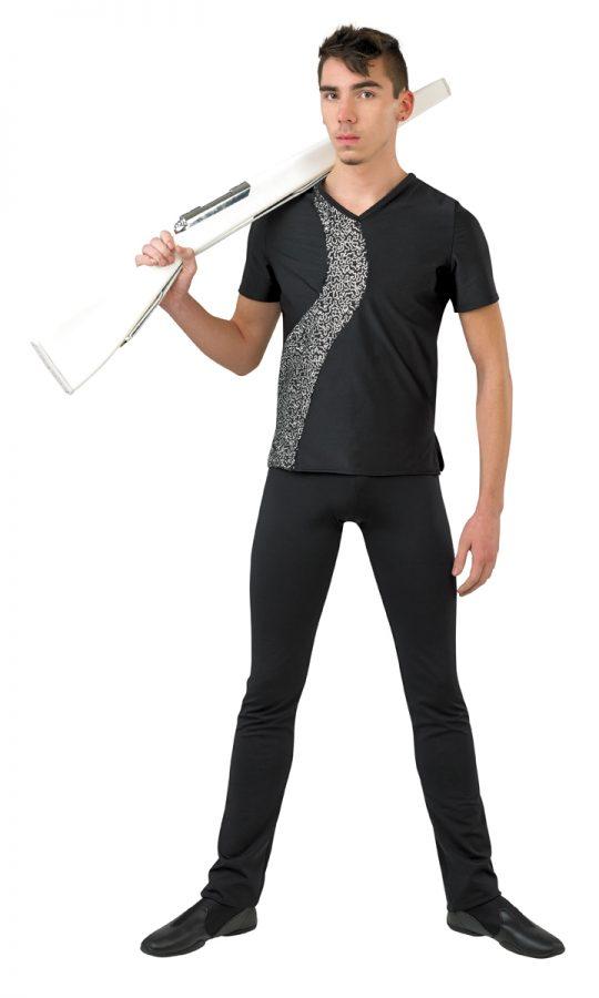 color guard uniform and rifle