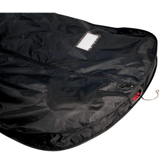 black nylon wingtop garment bag