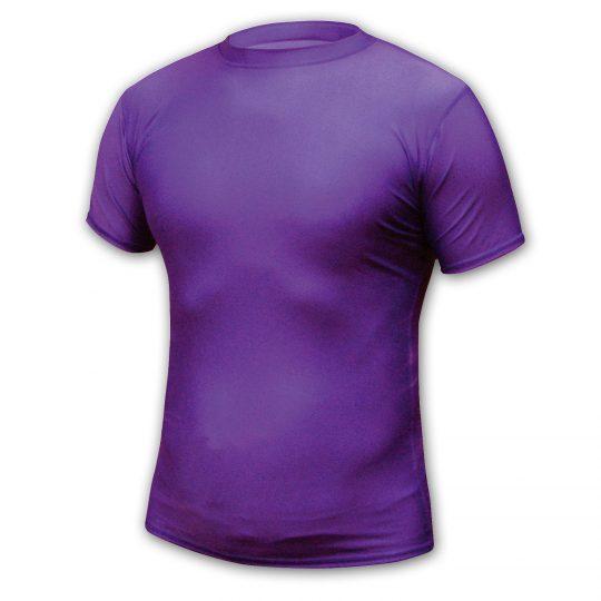 compression short sleeve t-shirt-purple