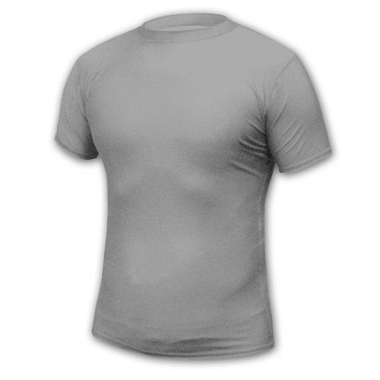 Compression Short Sleeve T-shirt-silver