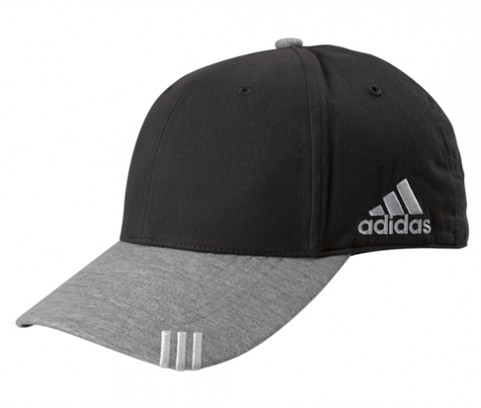 adidas grey and black golf hat