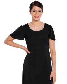 Christina- Scoop Neckline Dress