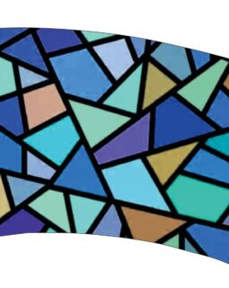 Geometric Glass Flag 3